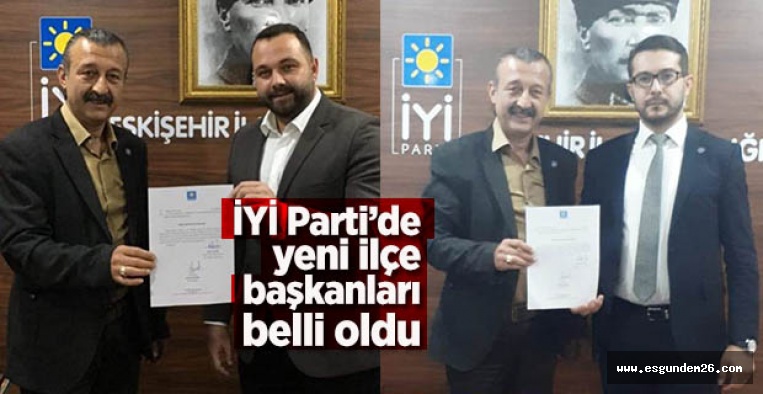 Odunpazarı ve Tepebaşı İlçe Başkanları belli oldu