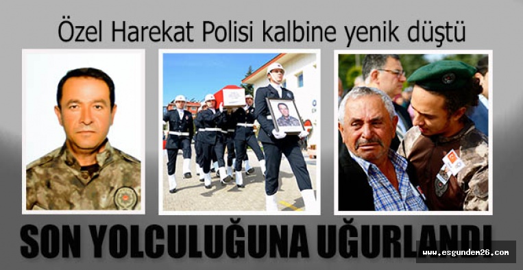 Özel Harekat Polisi  kalbine yenik düştü