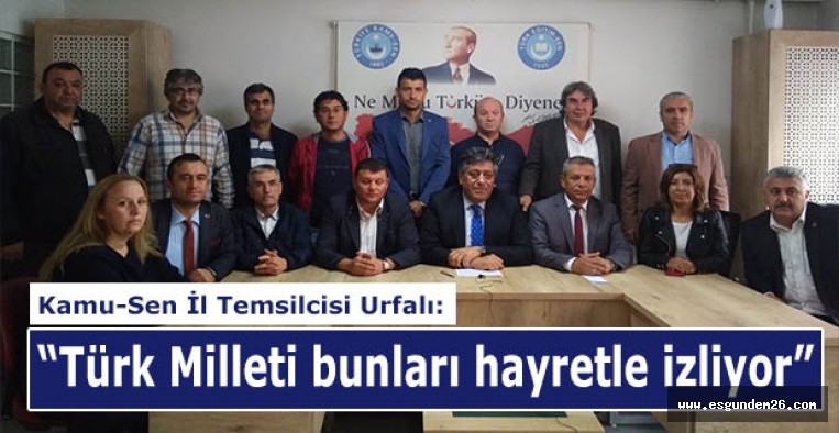 Urfalı Eğitim Bir-Sen'i ağır eleştirdi