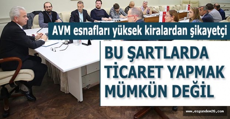 AVM esnafları yüksek kiralardan şikayetçi: