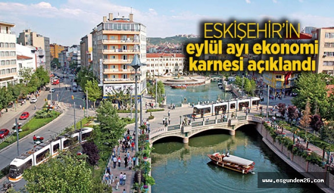 Eskişehir’in eylül ayı ekonomi karnesi açıklandı