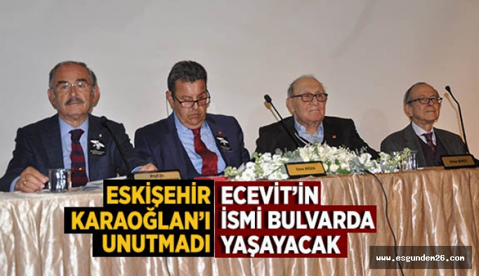 ESKİŞEHİRLİLER ECEVİT'İ UNUTMADI