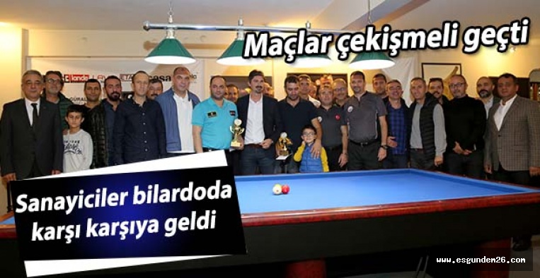 ESO 3 Bant Bilardo Kupası final karşılaşması yapıldı