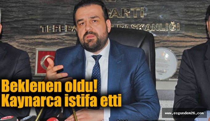 İbrahim Yılmaz Kaynarca adaylık için istifa etti