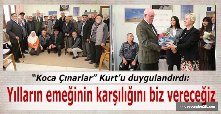 Koca Çınarlar’dan Kazım Kurt’a duygulandıran sürpriz