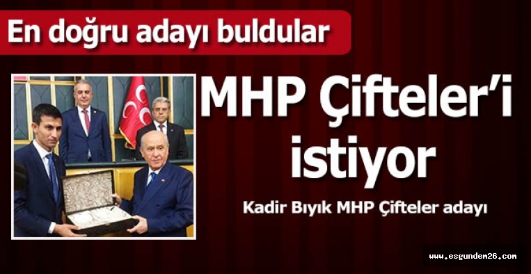 MHP Çifteler’de iddialı