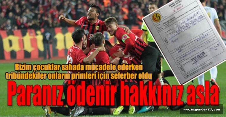 O bağışlar Eskişehirspor'a teslim edildi