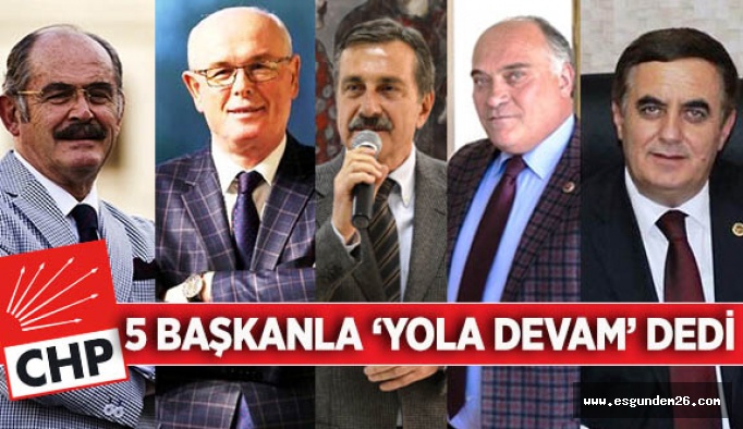 PM'den karar çıktı: CHP, Eskişehir’de aynı isimlerle seçime giriyor