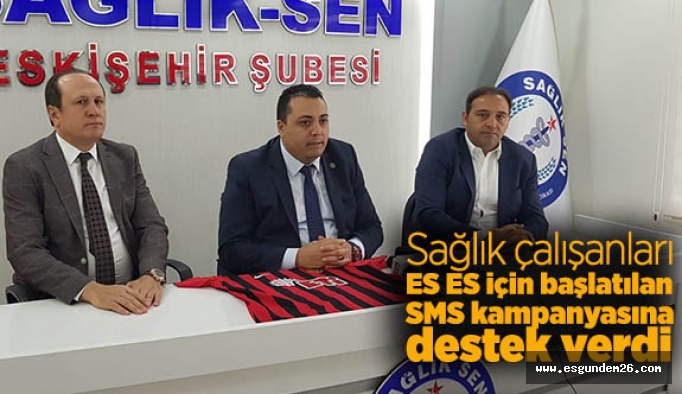 Sağlık çalışanlarından  ES ES’e destek