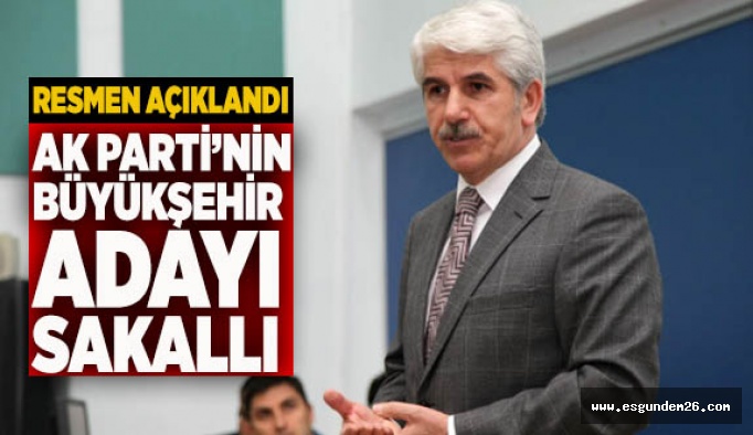 Sürpriz yok: AK Parti’nin adayı Burhan Sakallı