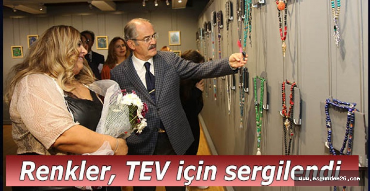 TEV YARARINA DÜZENLENEN RENKLER SERGİSİ AÇILDI