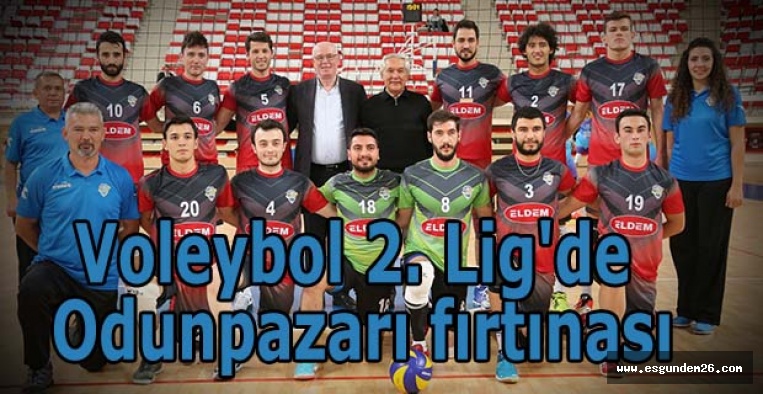 Voleybol 2. Lig'de Odunpazarı fırtınası