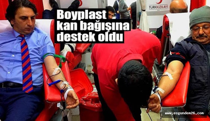 Boyplast’tan örnek bağış