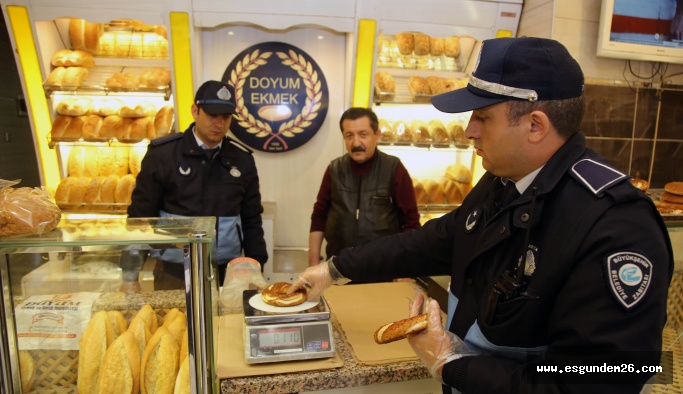 Büyükşehir Zabıtasından fırınlara sıkı denetim