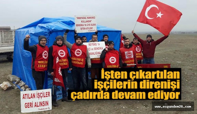 Çadırda direniş sürüyor