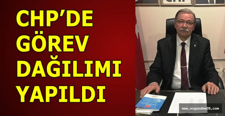 CHP İL BAŞKANLIĞINDA   GÖREV DAĞILIMI YAPILDI