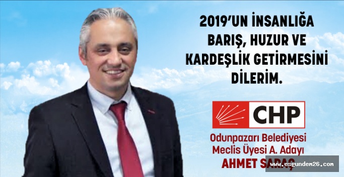 CHP Odunpazarı Belediye Meclis Üyesi Aday Adayı Ahmet Saraç
