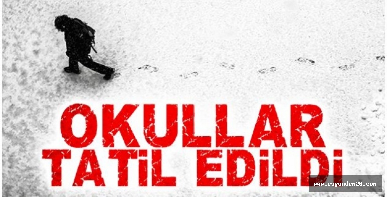 EĞİTİME KAR ENGELİ