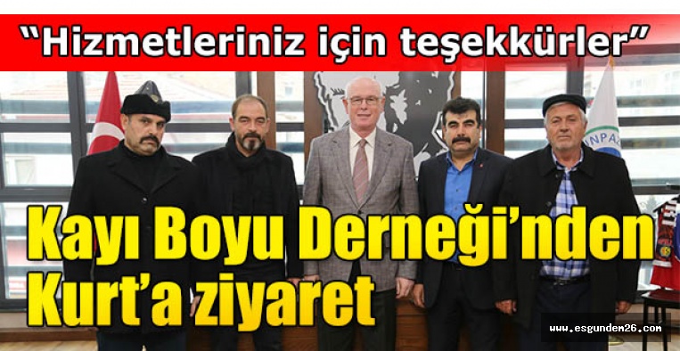 Kayı Boyu Derneği Kazım Kurt'u ziyaret etti