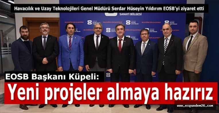 Küpeli: Yeni projeler almaya hazırız