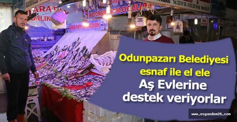 Odunpazarı Aşevi'ne esnaf katkısı