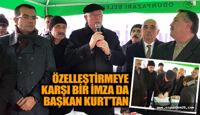 BAŞKAN KURT’TAN, HARB- İŞ’E DESTEK