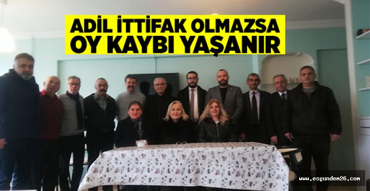 CHP DESTEKLEMEZSE ADİL İTTİFAK OLMAZ