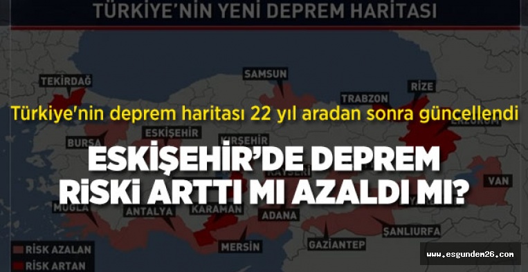 ESKİŞEHİR'DE DEPREM RİSKİ AZALDI MI?