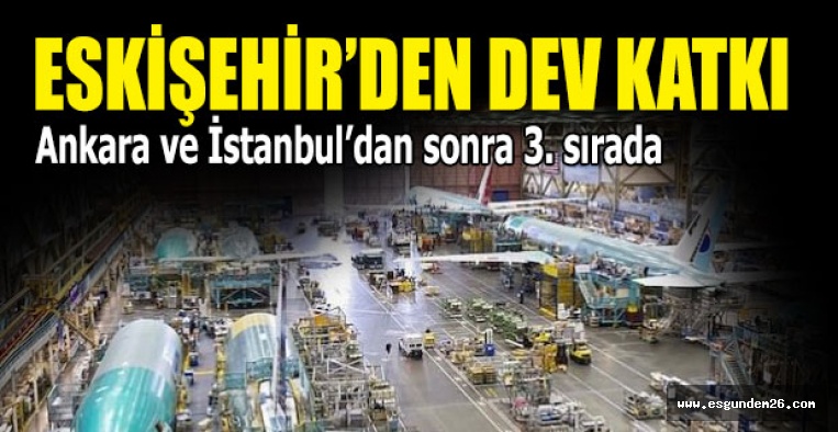 ESKİŞEHİR'DEN 383 MİLYON DOLARLIK İHRACAT