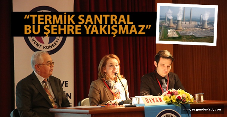 “TERMİK SANTRAL BU ŞEHRE YAKIŞMAZ”