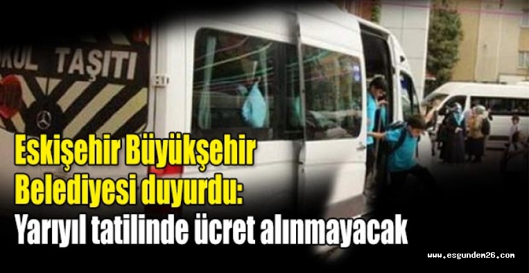 Veliler dikkat! O ücret alınmayacak