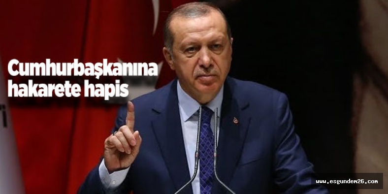 ESKİŞEHİR'DE ERDOĞANA HAKARETE HAPİS CEZASI