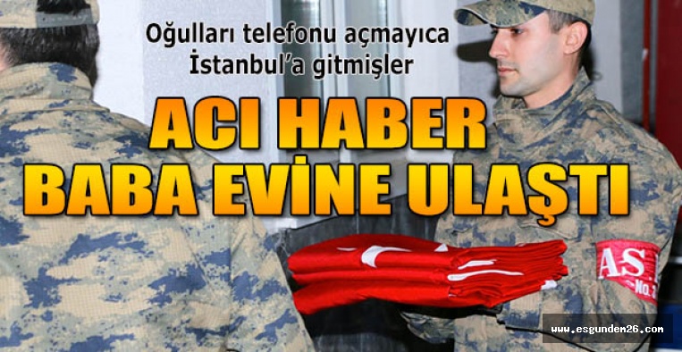 ESKİŞEHİR ŞEHİDİNE AĞLIYOR