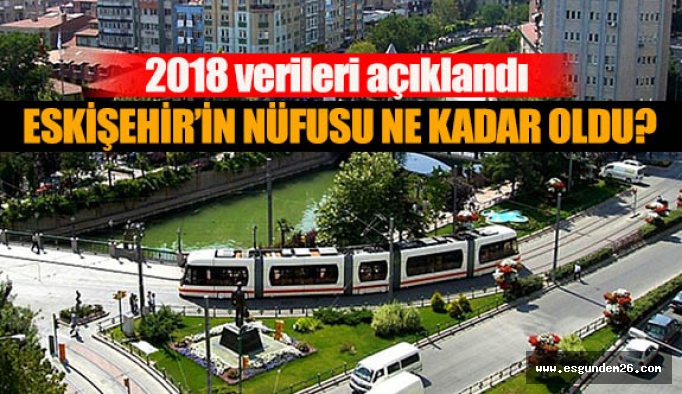 ESKİŞEHİR’İN 2018 NÜFUSU AÇIKLANDI