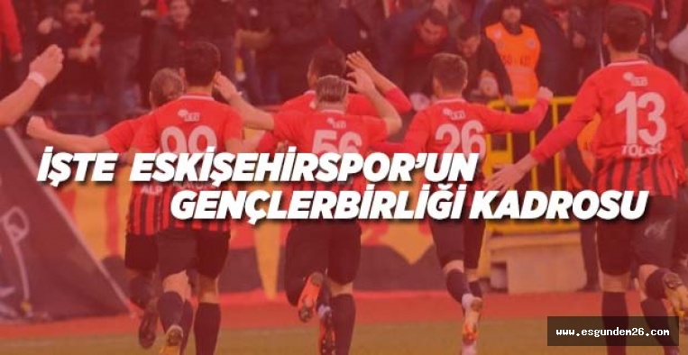 ESKİŞEHİRSPOR'UN İLK 11'İ BELLİ OLDU