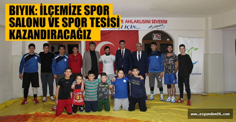 GENÇLERE SPOR SALONU SÖZÜ