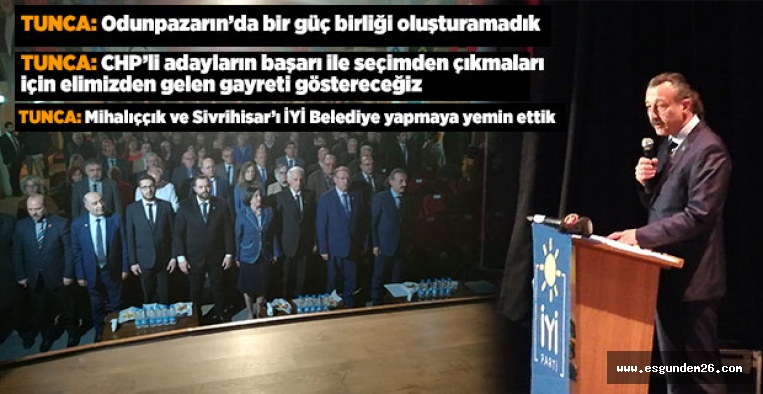 İYİ PARTİ BELEDİYE BAŞKAN ADAYLARINI TANITTI