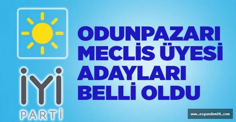 İYİ PARTİ MECLİS ÜYESİ ADAYLARI BELLİ OLDU