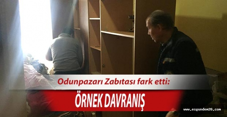 Odunpazarı Zabıtası’ndan örnek davranış