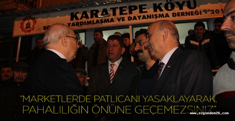 “PAHALILIĞIN SORUMLUSU TARIMI ÇÖKERTEN POLİTİKALAR”