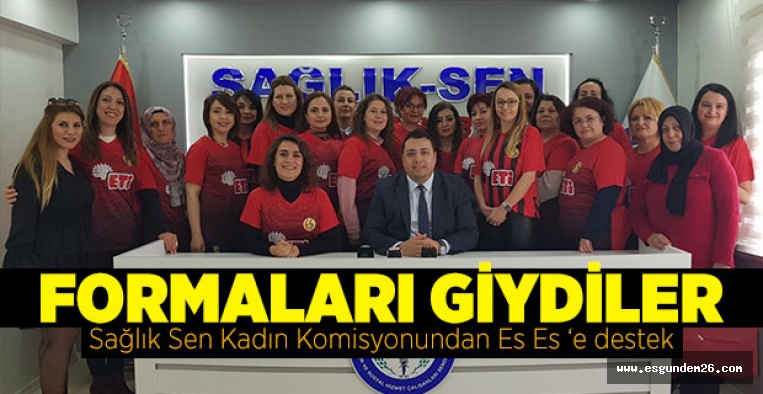 SAĞLIKÇI KADINLARDAN ES ES'E DESTEK