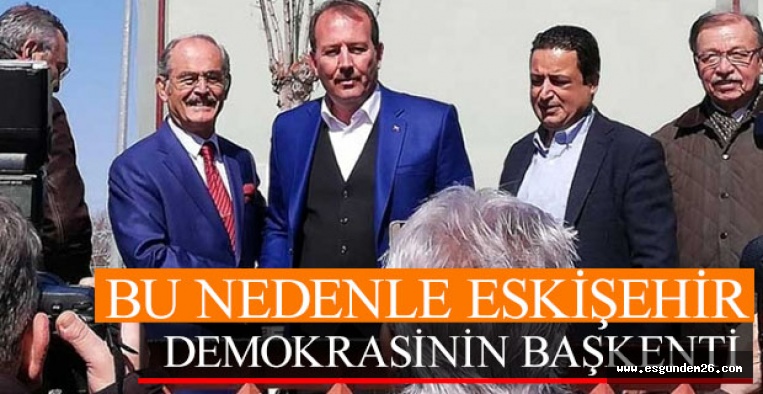 ESKİŞEHİR DEMOKRASİ DERSİ VERİYOR