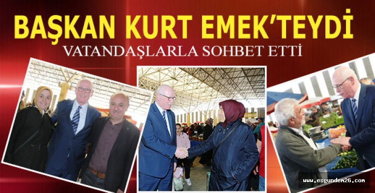 Kazım Kurt Emek sakinlerini ziyaret etti