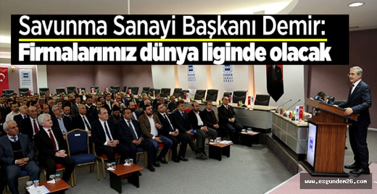 SAVUNMA VE HAVACILIK SEKTÖRÜ ESO'DA DEĞERLENDİRİLDİ