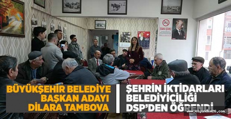 TAMBOVA: 1999 YILINDA BELEDİYECİLİĞİ DSP'DEN ÖĞRENDİLER