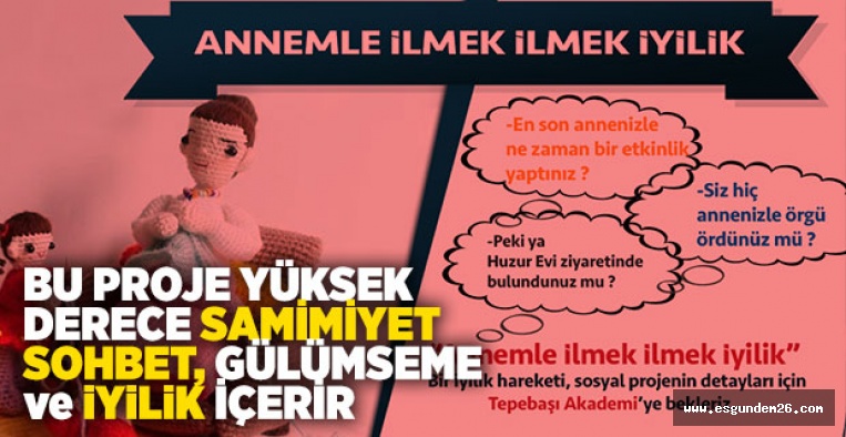 TEPEBAŞI AKADEMİ'DEN DİKKAT ÇEKEN PROJE