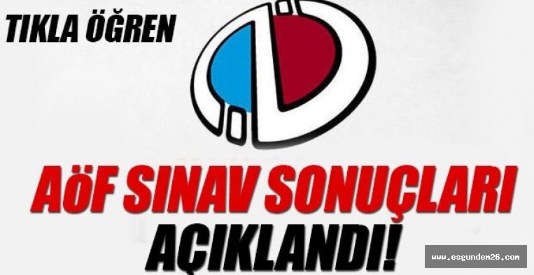 Açıköğretim ara sınav sonuçları açıklandı