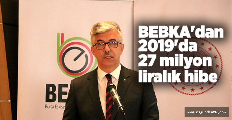 BEBKA'dan 27 milyon lira hibe