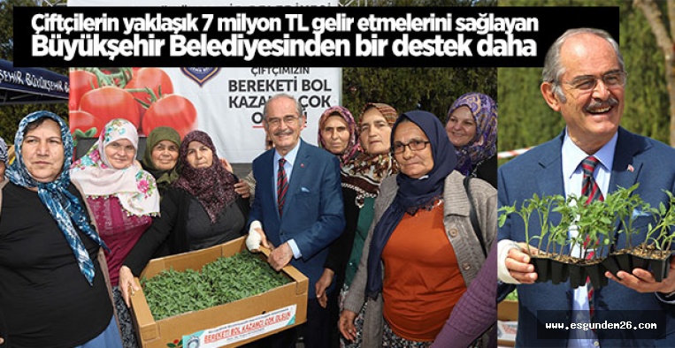 BÜYÜKŞEHİR’DEN KIRSALA BİR DESTEK DAHA