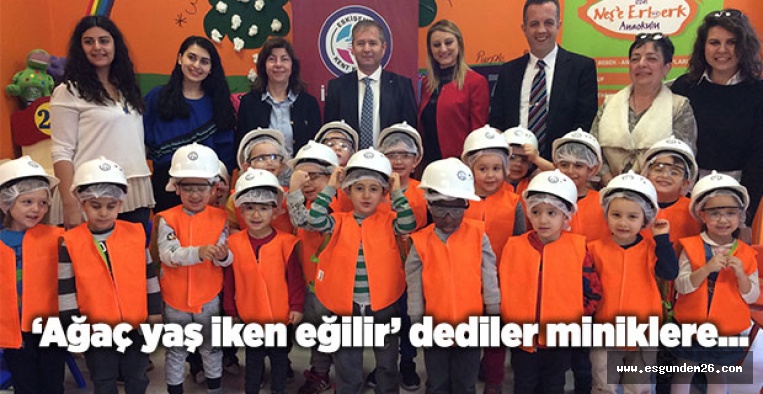 ÇOCUKLAR GÜVENLİ YAŞAMI ÖĞRENİYOR